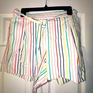Women’s J Crew Striped Elastic Waist Short